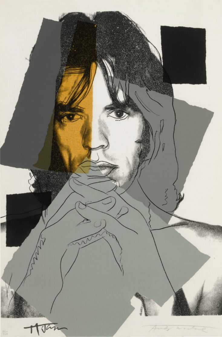 Andy Warhol, Mick Jagger F.S. II 147, 1975