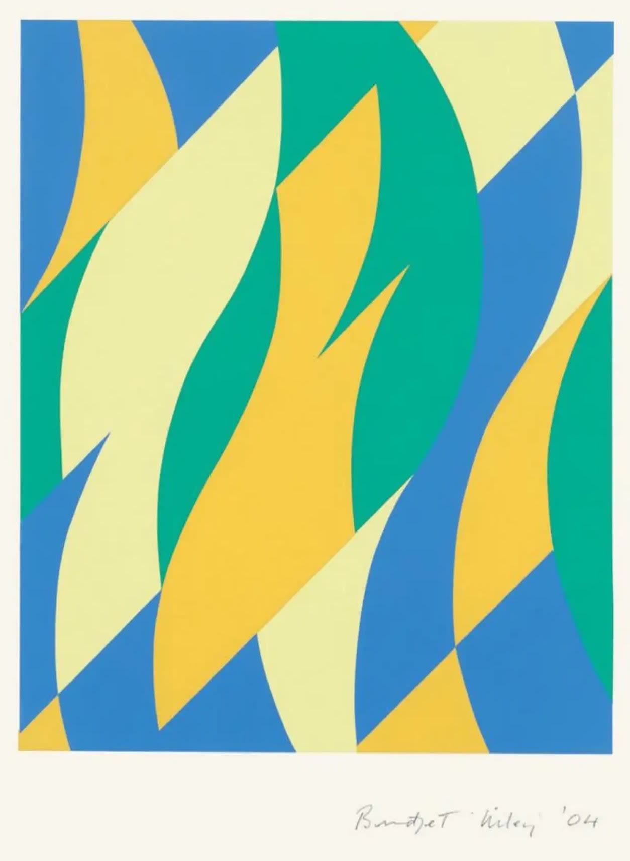Bridget Riley, Fold, 2004