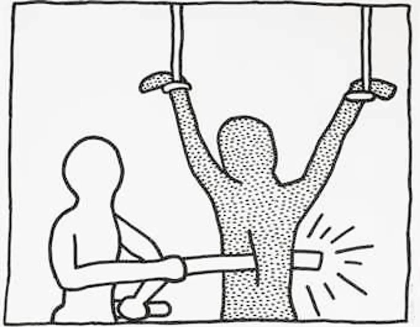 Keith Haring, Blueprint Drawing 7 (Littmann PP. 178) , 1990