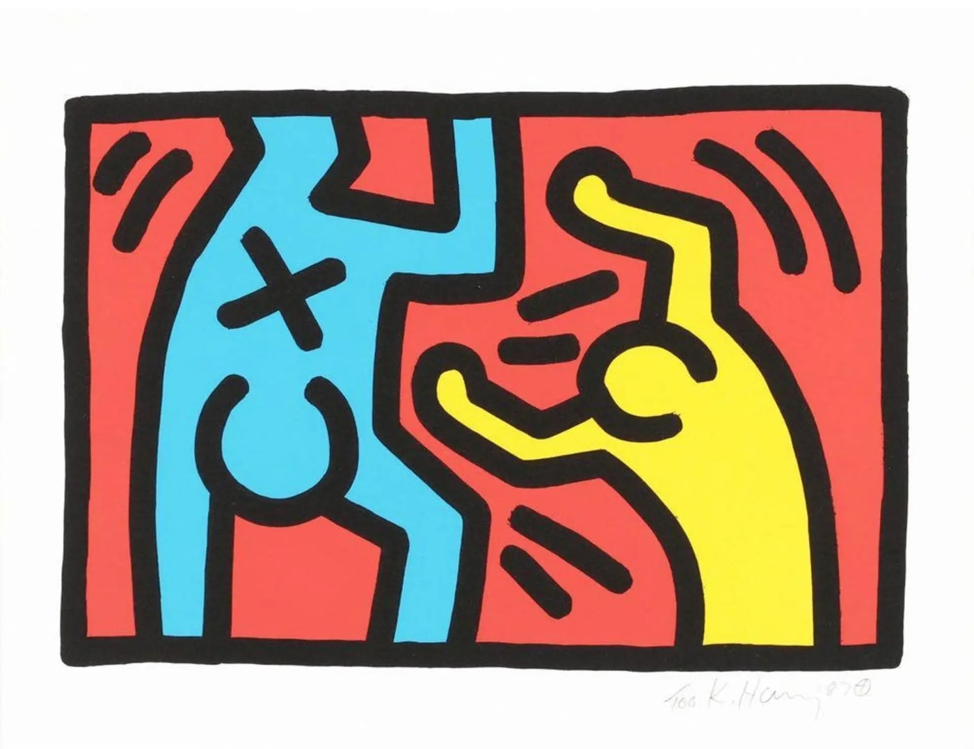 Keith Haring, Untitled 4 (Littmann PP. 75), 1987