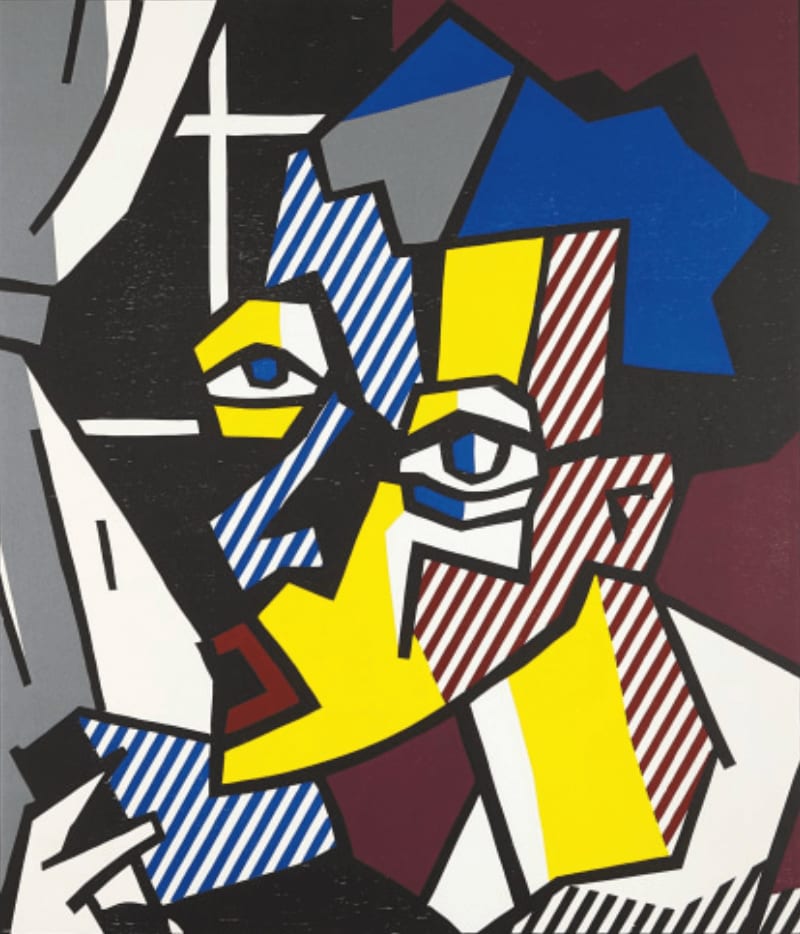 Roy Lichtenstein, The Student (C. 176), from Expressionist Woodcut Series, 1980