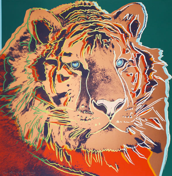 Andy Warhol, Siberian Tiger F.S. II 297, 1983