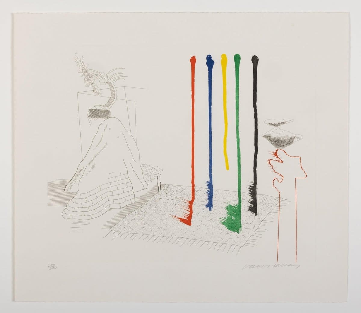 David Hockney, I Say They Are , 1976-77