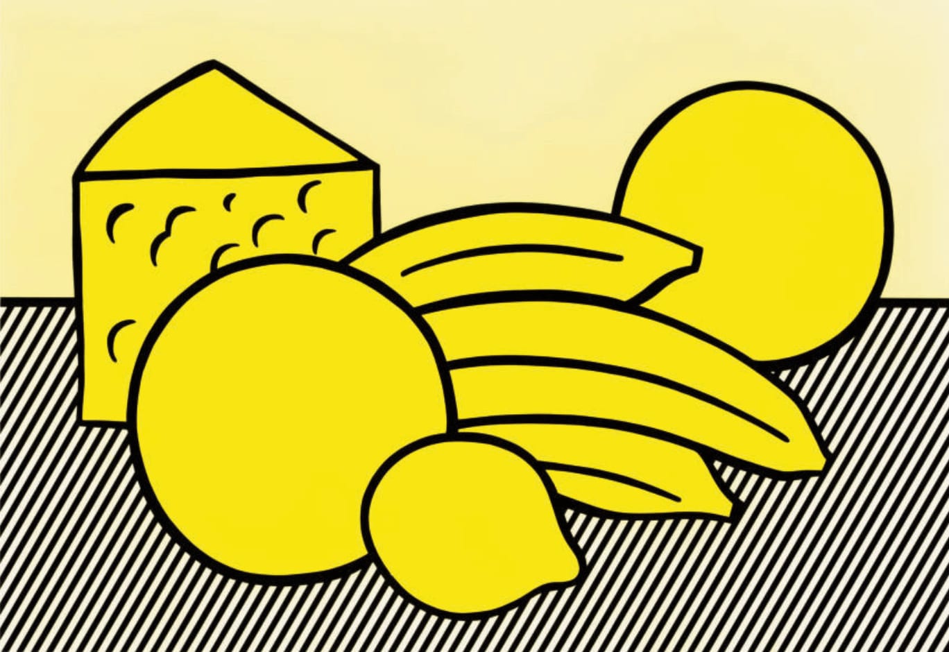 Roy Lichtenstein, Yellow Still Life (C. 133), 1974