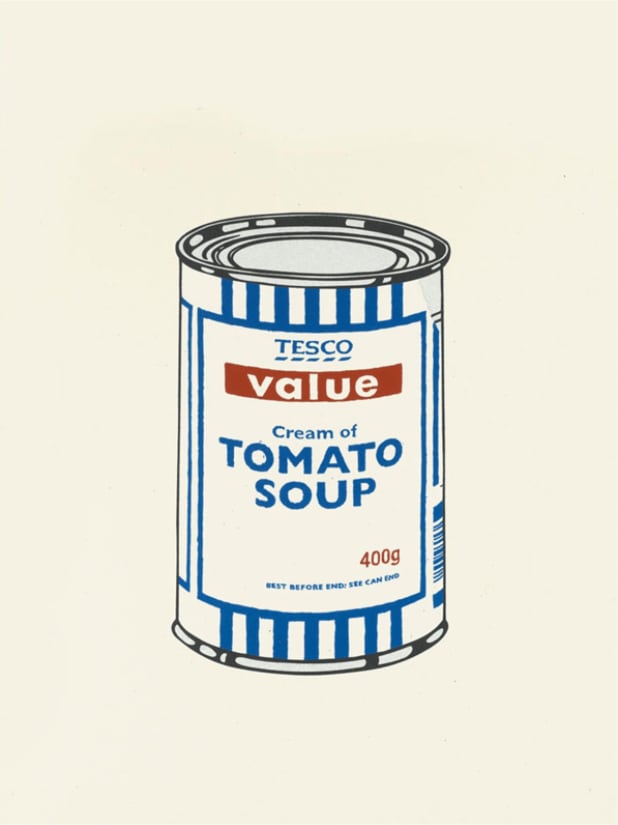 Banksy, Soup Can (Original) (Unsigned) , 2005