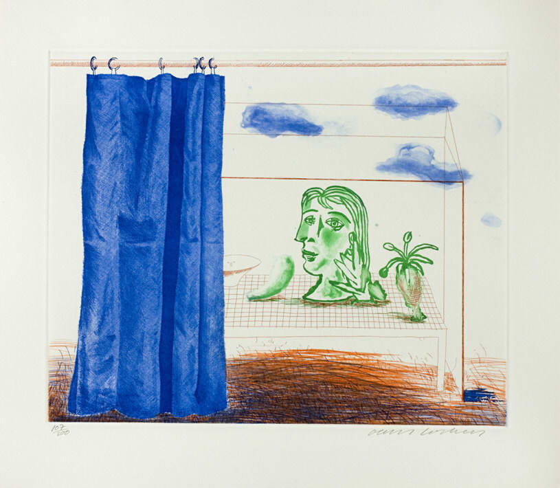 David Hockney, What is this Picasso?, 1976-77