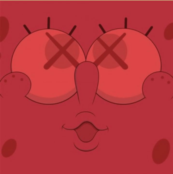 KAWS, Kawsbob (red), 2010