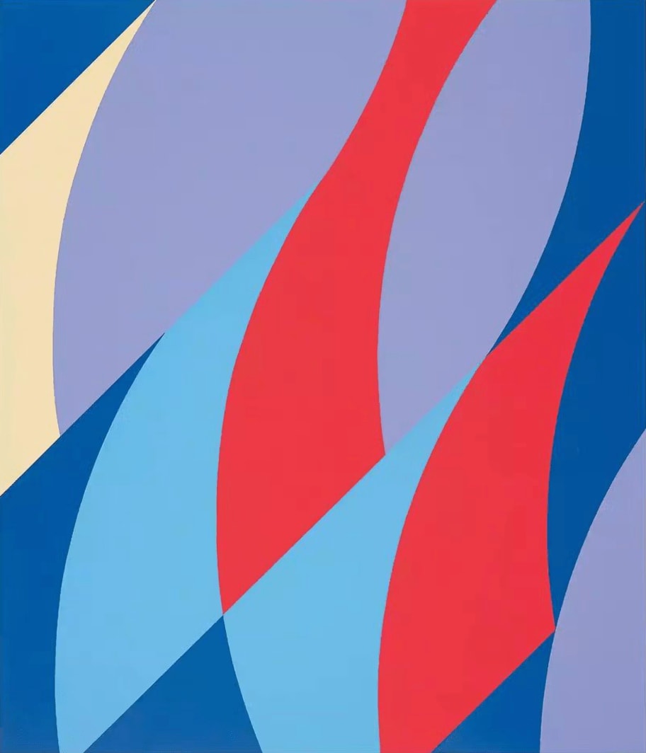 Bridget Riley, About Lilac, 2006
