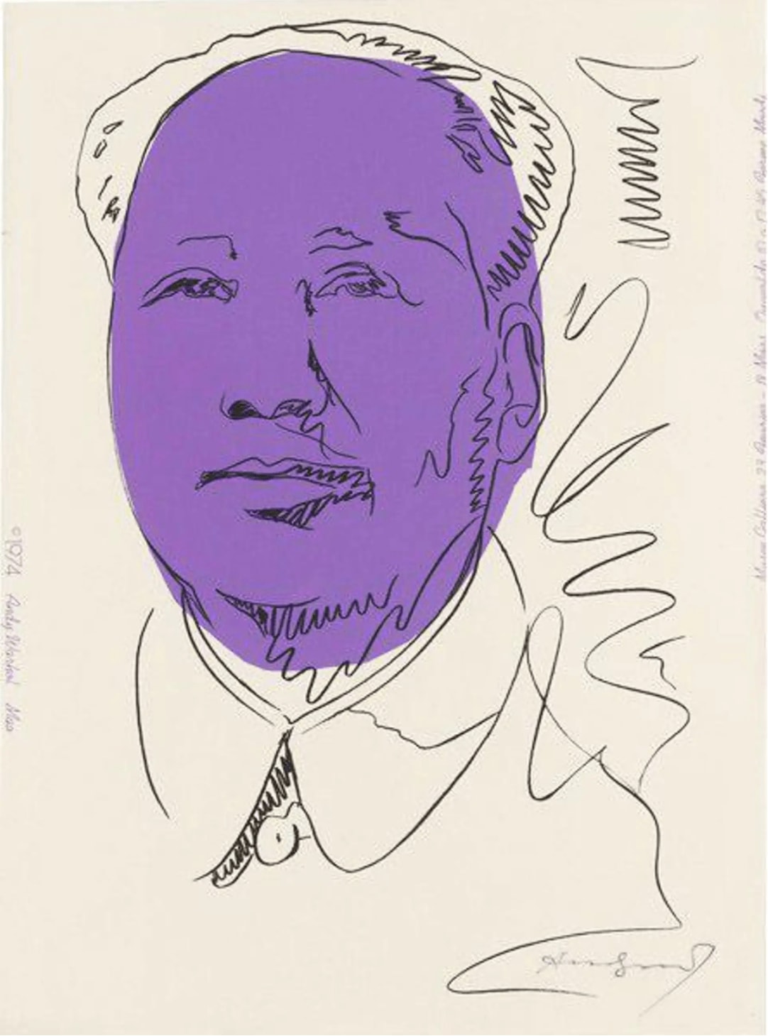 Andy Warhol, Mao F.S. II 125A, 1974