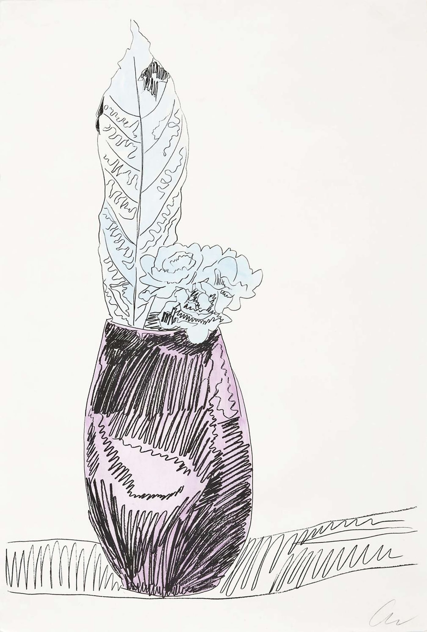 Andy Warhol, Flowers (Hand Colored) F.S. II.115, 1974