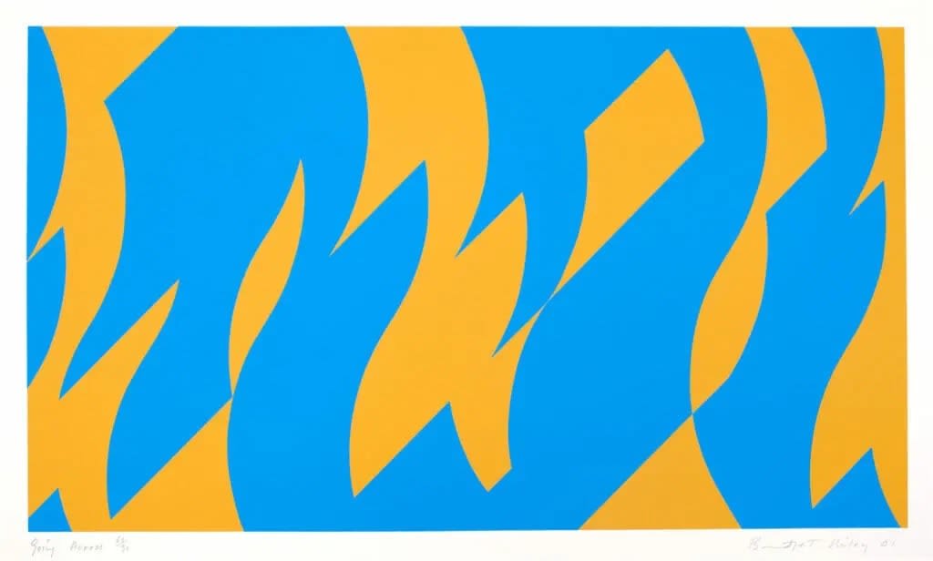 Bridget Riley, Going Across, 2001