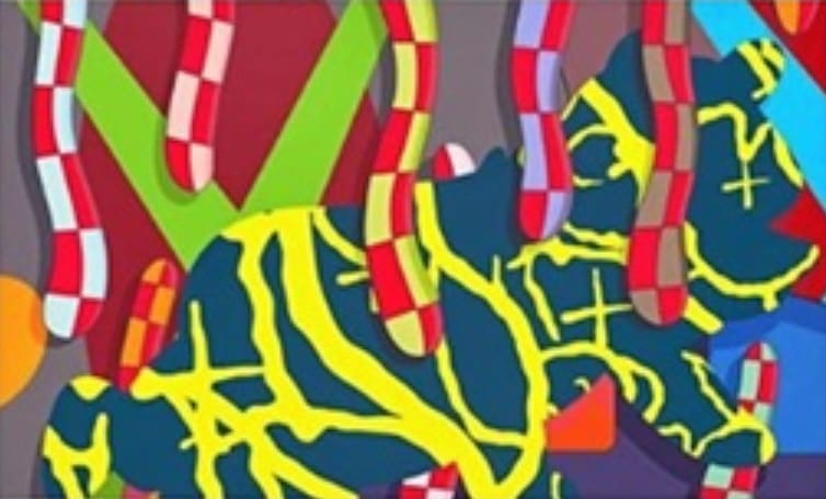 kaws, Far, Far Down, 2018