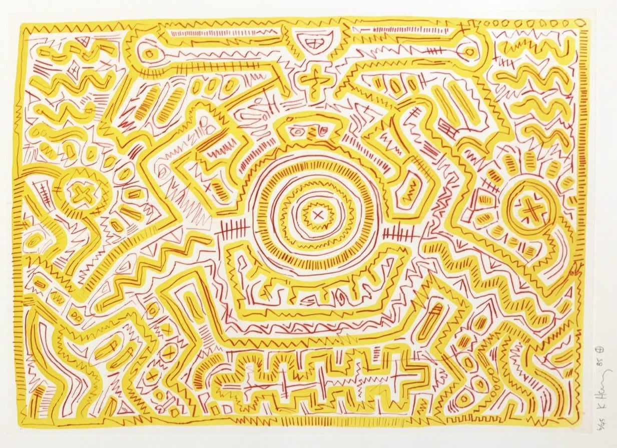 Keith Haring, Untitled (Littmann PP. 51), 1985