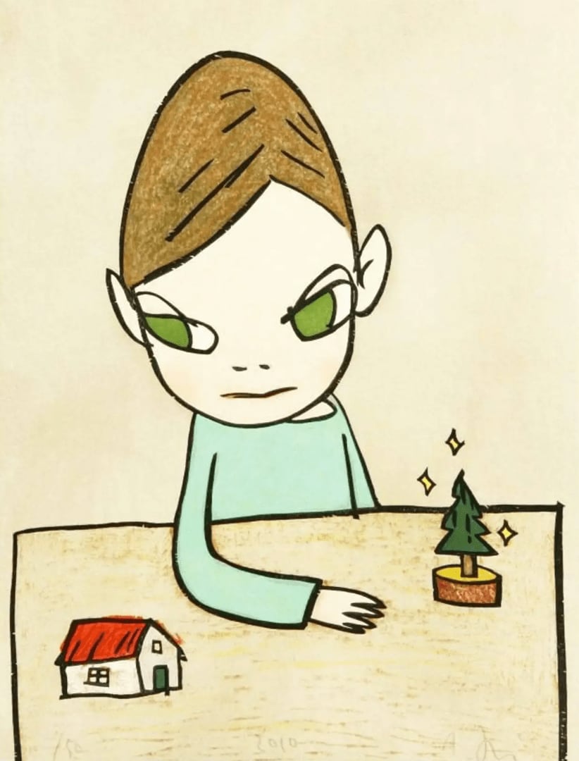 Yoshitomo Nara, Hateful Christmas, 2010