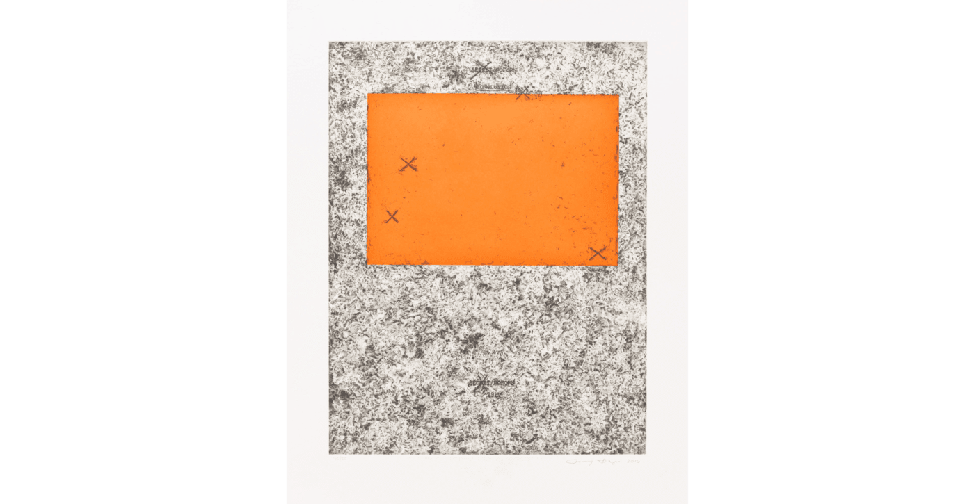 Jenny Holzer, Conclusion orange, 2016