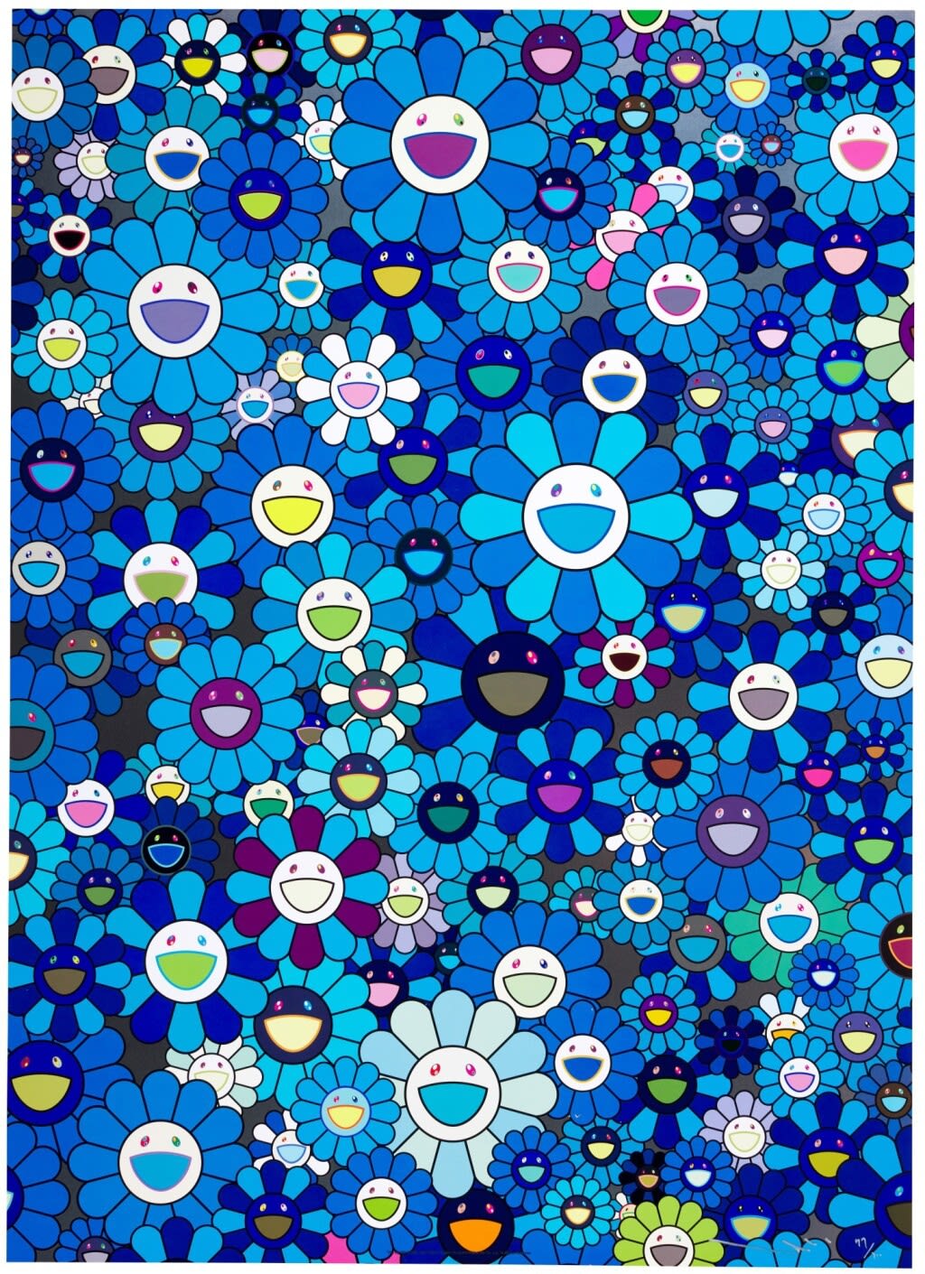 Takashi Murakami, An Homage To IKB B, 2011