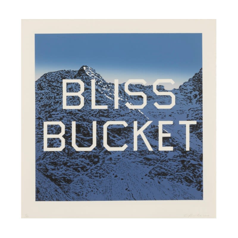 Ed Ruscha, Bliss Bucket, 2010