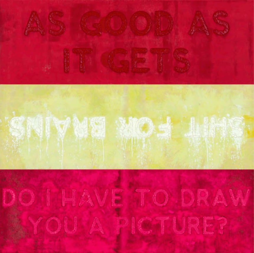 Mel Bochner, As Good as it Gets, 2021