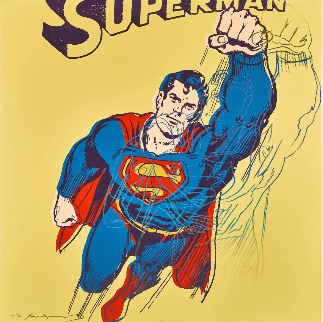 Andy Warhol, Superman Trial Proof TP 19/30 from Myths, 1981