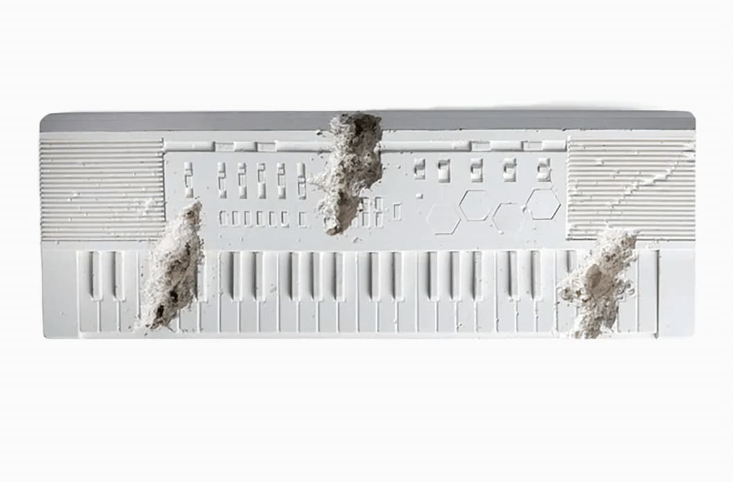 Daniel Arsham, Keyboard Future Relic 09 , 2017