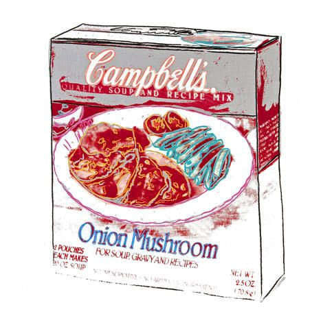 Andy Warhol, Onion Mushroom Soup, 1986