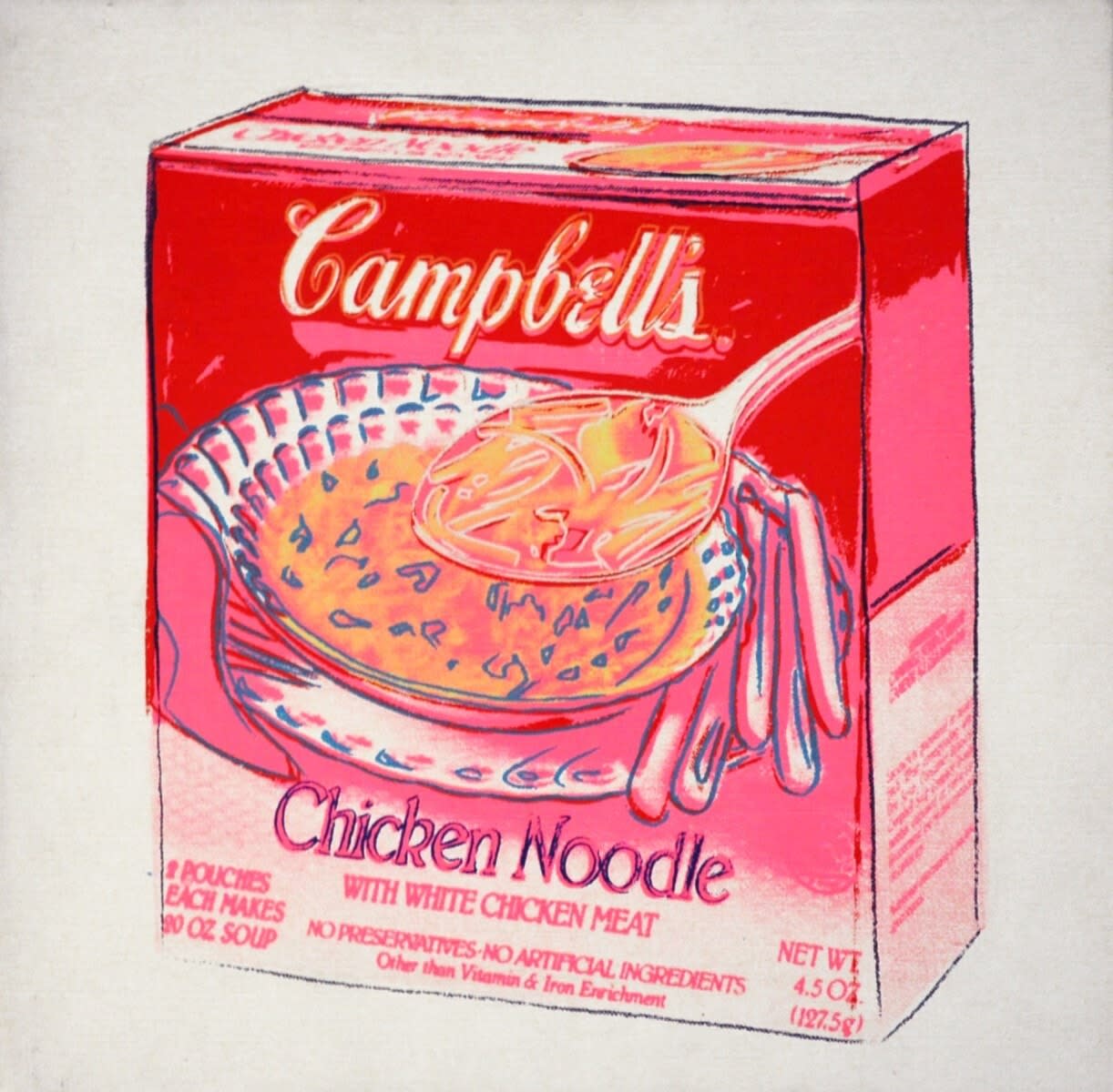 Andy Warhol, Chicken Noodle Soup, 1986