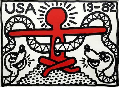 Keith Haring, USA 19-82 (Littmann PP. 17), 1982