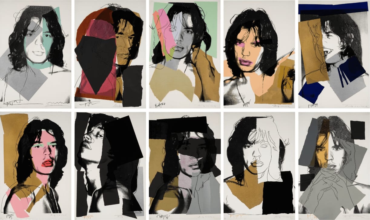 Andy Warhol, Mick Jagger F.S. II 138-147, 1975