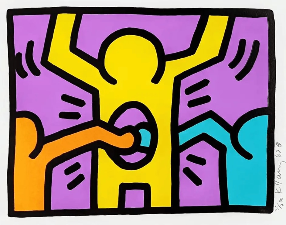 Keith Haring, Pop Shop I (C) (Littmann PP. 83), 1987