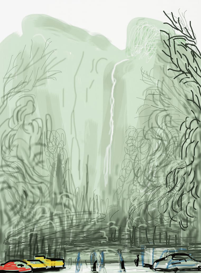 David Hockney, The Yosemite Suite No. 13, 2010