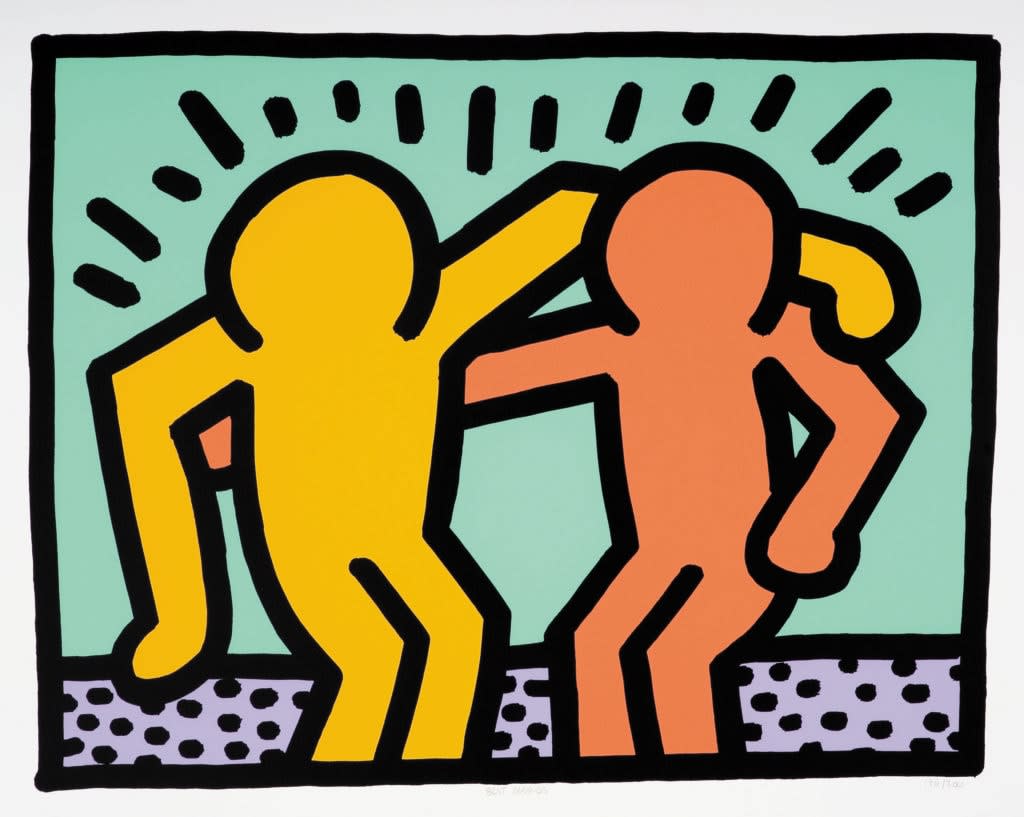 Keith Haring, Best Buddies, 1990