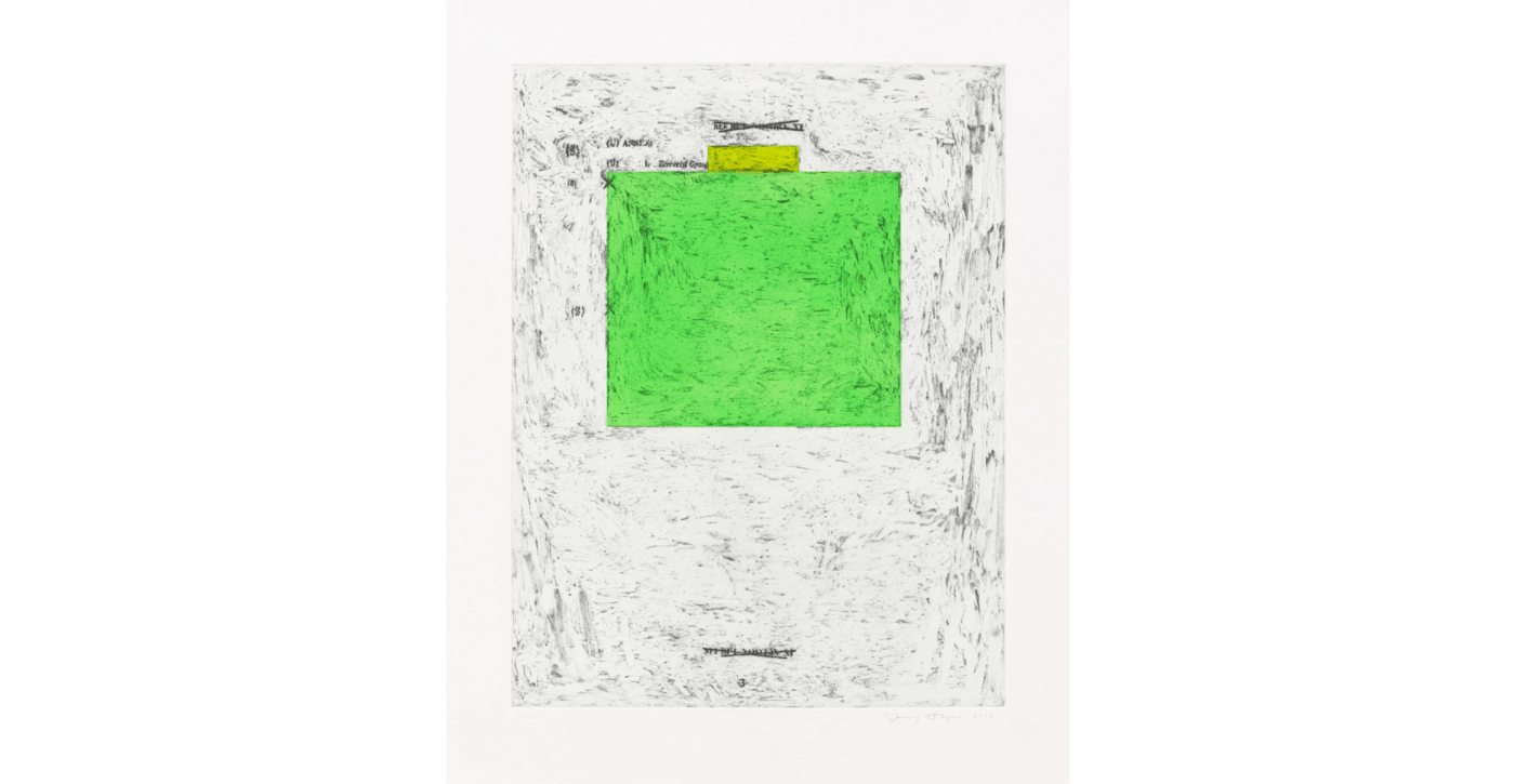 Jenny Holzer, Conclusion green, 2016