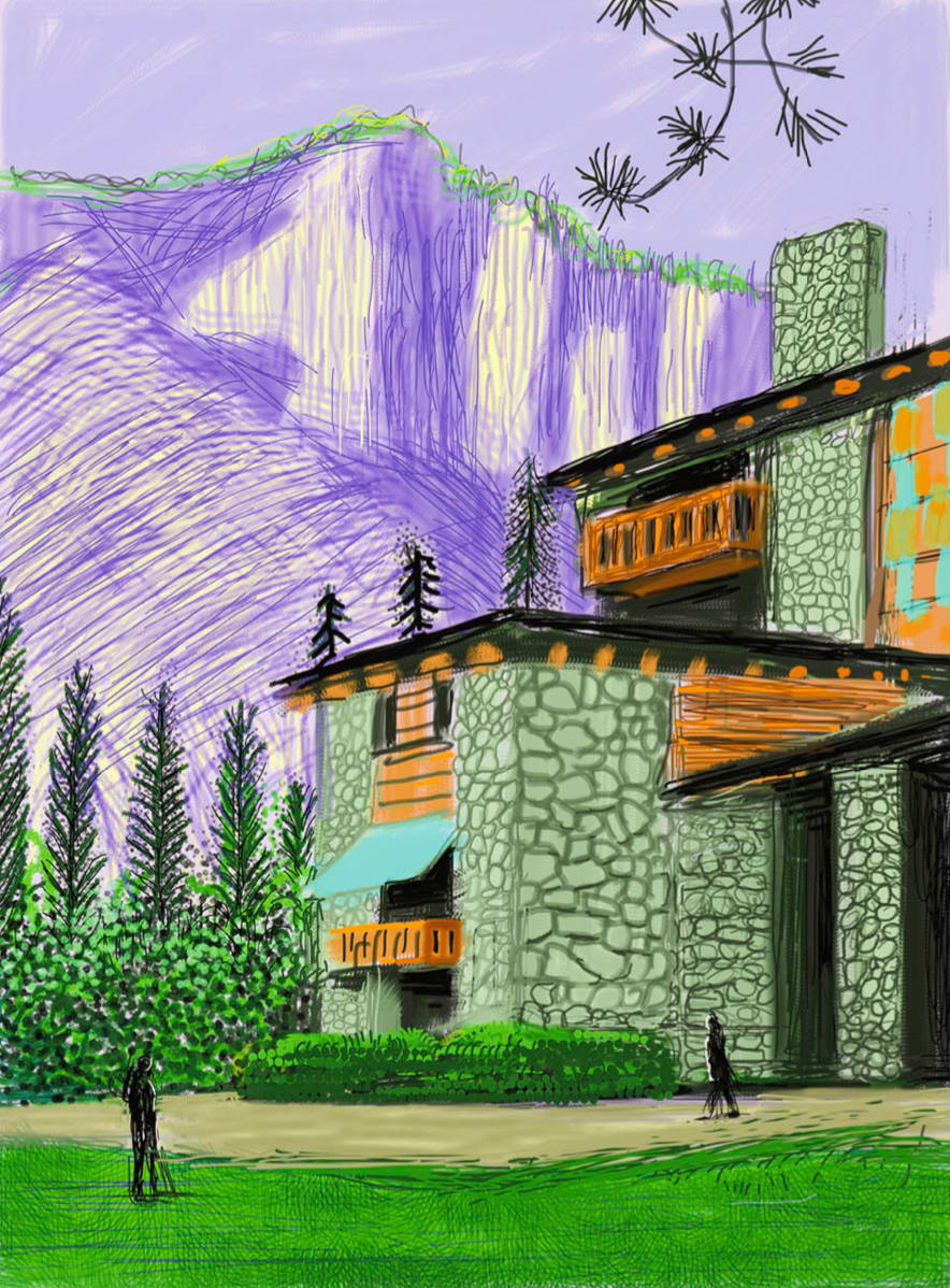 David Hockney, The Yosemite Suite No. 23, 2010