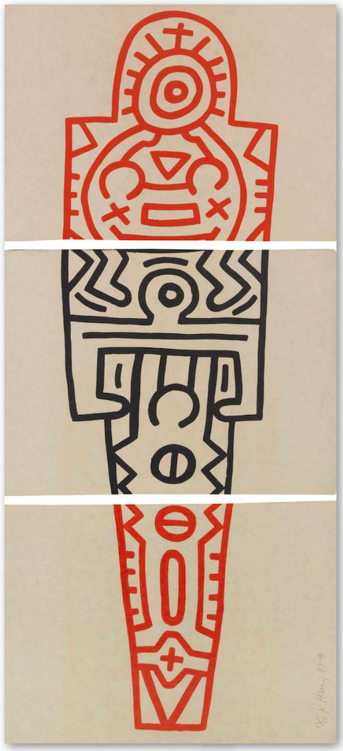 Keith Haring, Totem Print, 1989