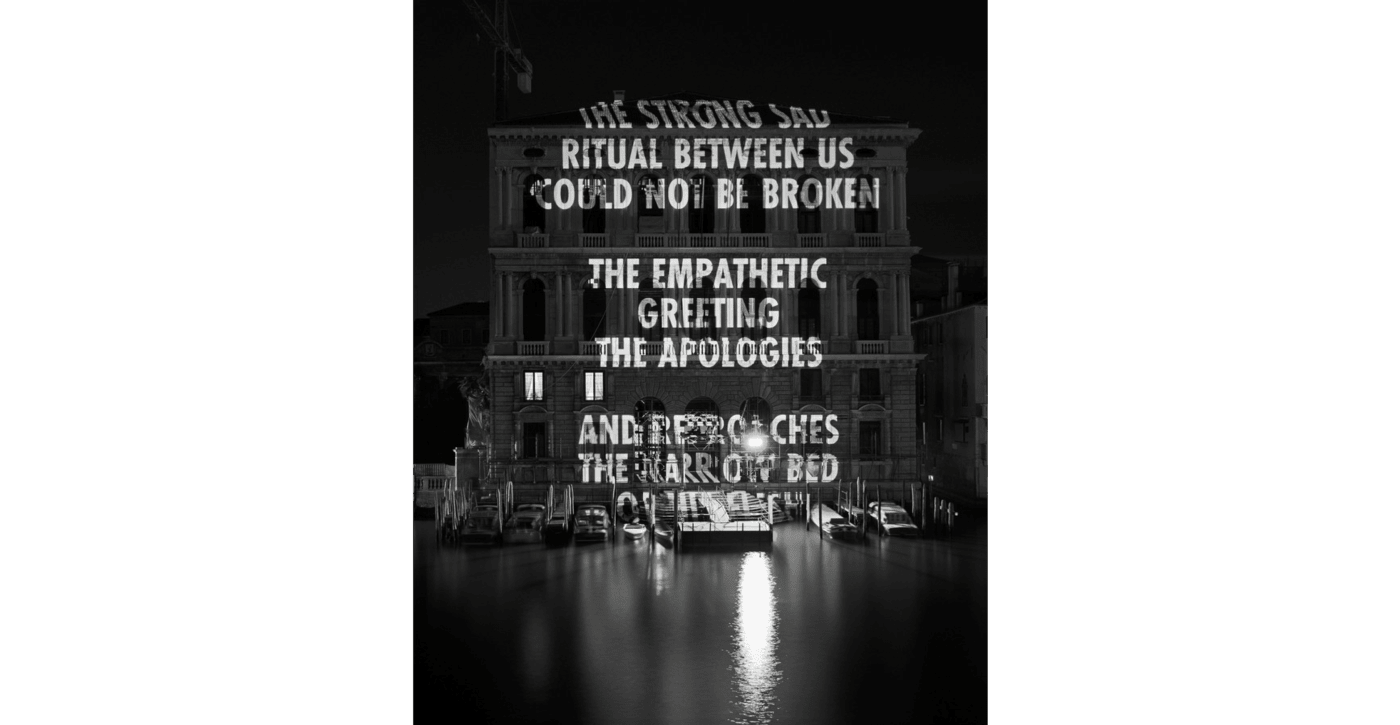 Jenny Holzer, Ritual between us..., 2006