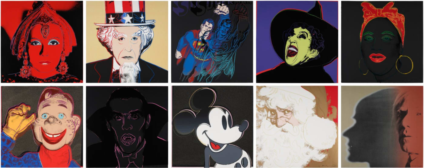 Andy Warhol, Myths F.S. II 258-267, 1981