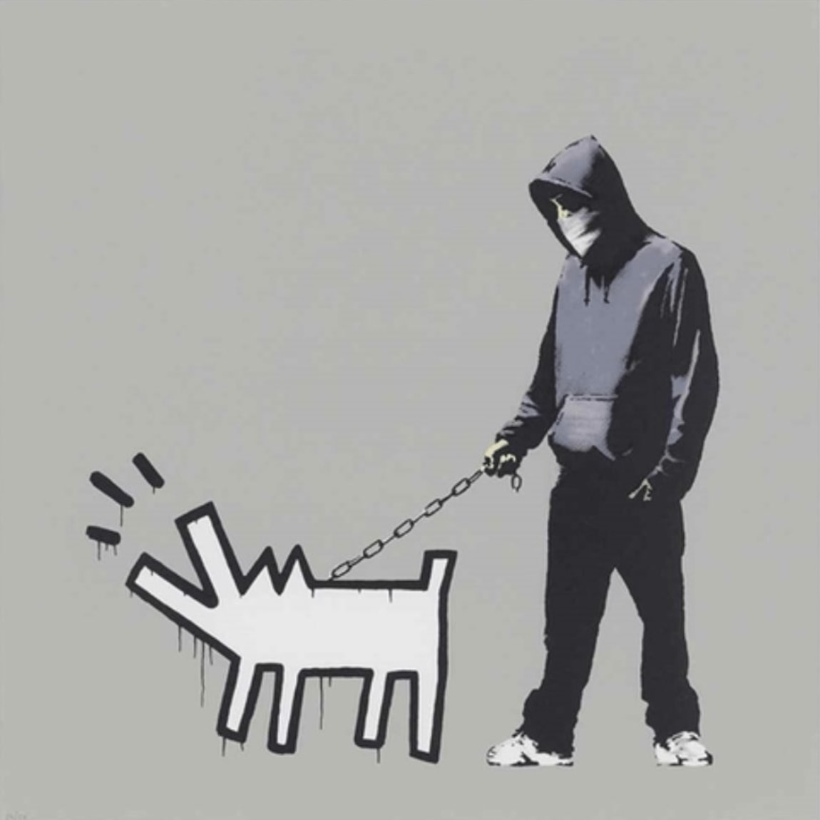 Banksy, Choose Your Weapon Grey, 2010