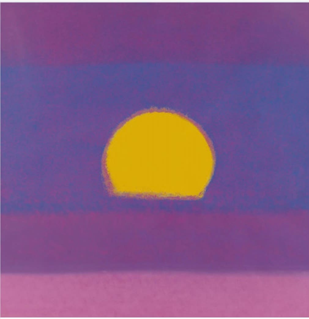 Andy Warhol, Sunset F.S. II 85 - 88 Purple, 1972