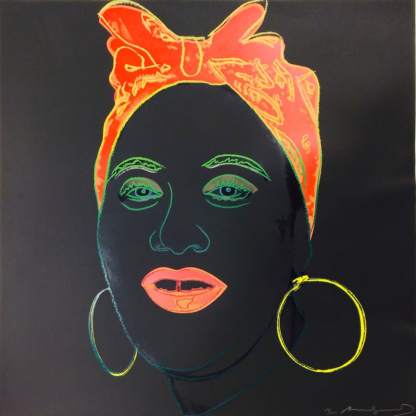 Andy Warhol, Mammy F.S. II 262, from Myths, 1981