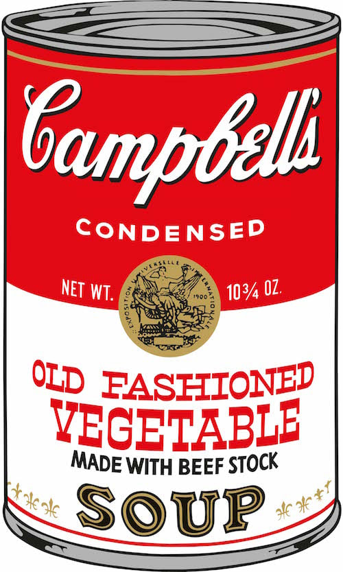 Andy Warhol, Old Fashioned Vegetable Soup F.S. II 54, 1969