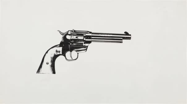 Andy Warhol, Gun F.S. IIIA 34 (B) , 1982