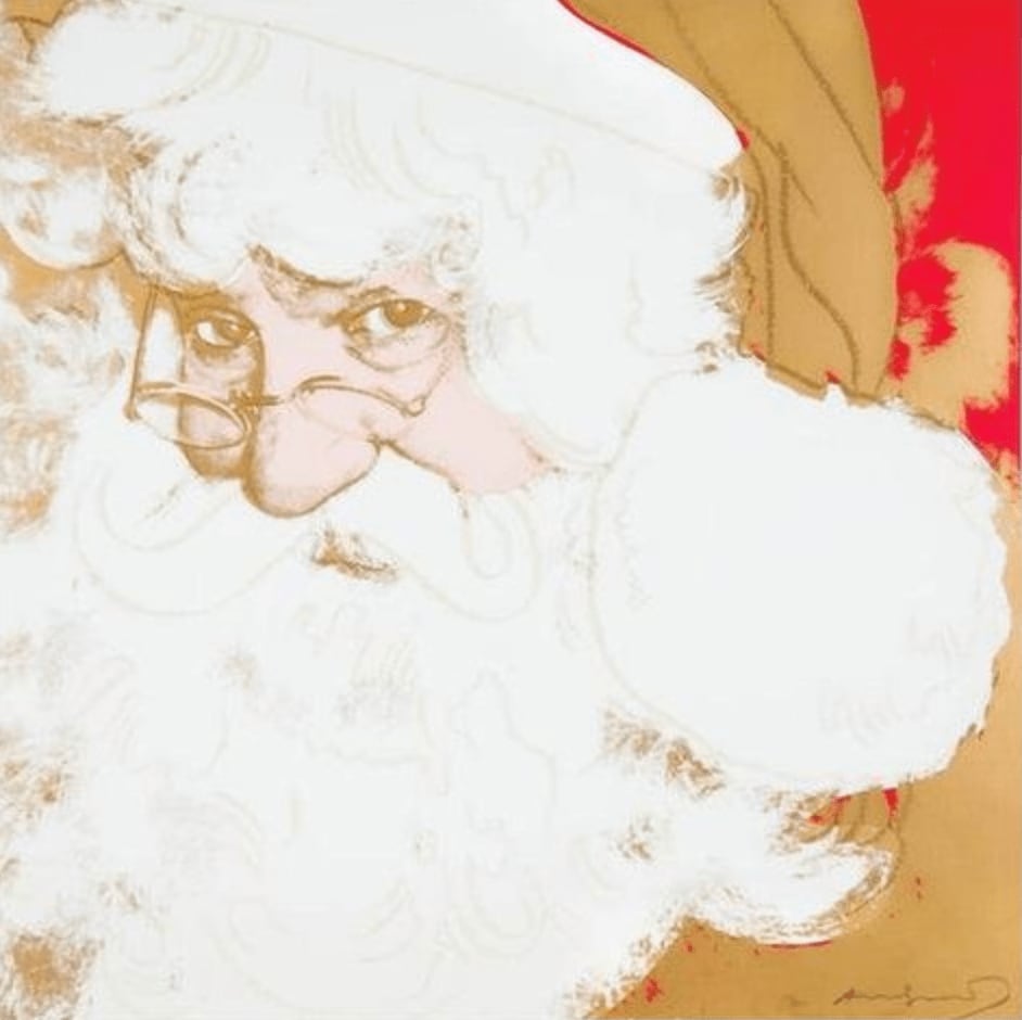 Andy Warhol, Santa Claus from Myths, 1981