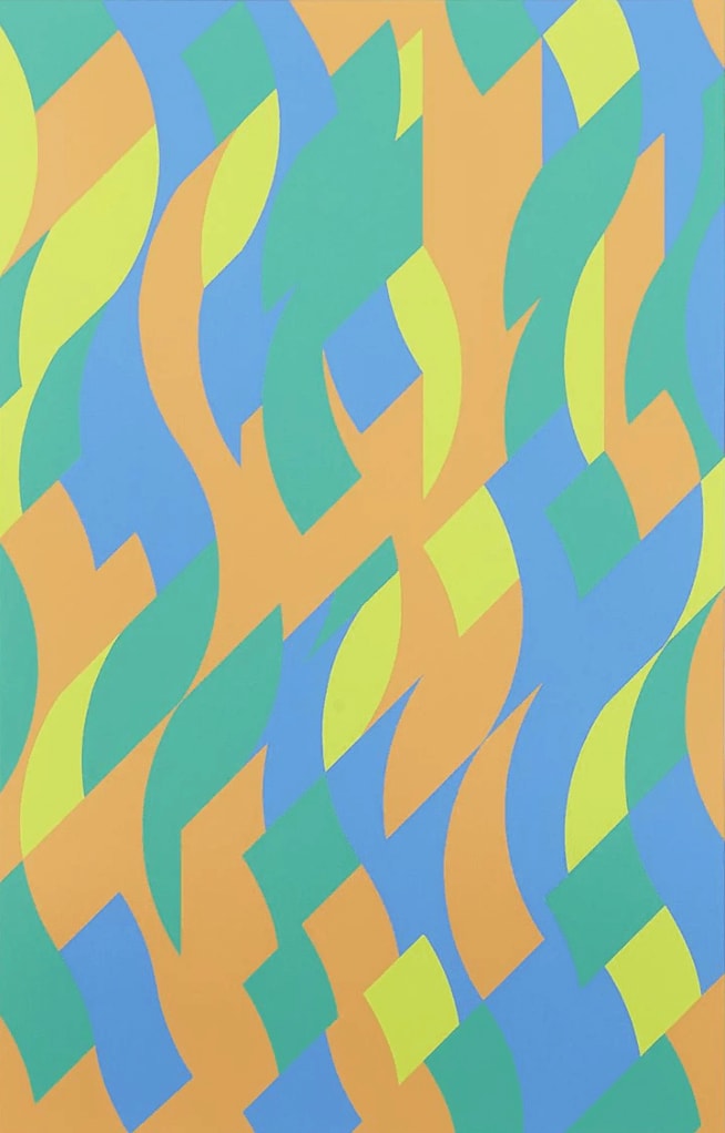 Bridget Riley, Sylvan, 2000