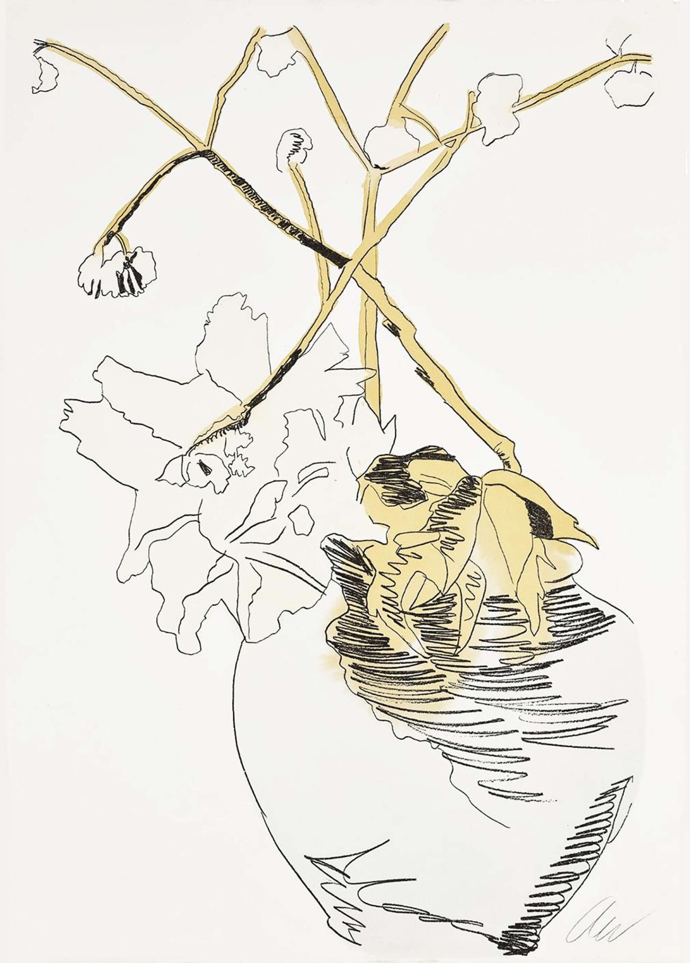 Andy Warhol, Flowers (Hand Colored) F.S. II.119, 1974