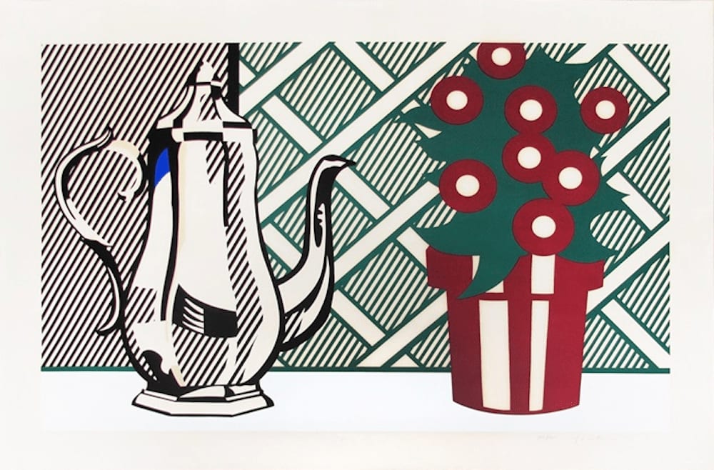 Roy Lichtenstein, Still Life With Pitcher And Flowers (C. 130), 1974