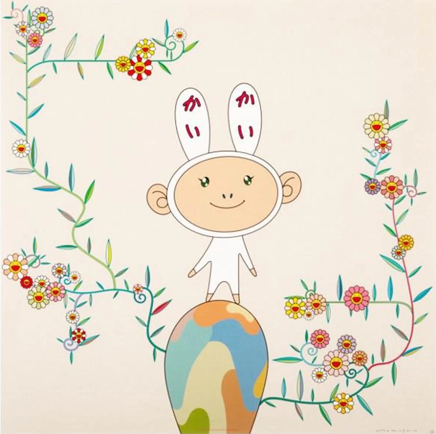 Takashi Murakami, Kaikai With Moss, 2003