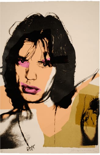 Andy Warhol, Mick Jagger F.S. II 141, 1975