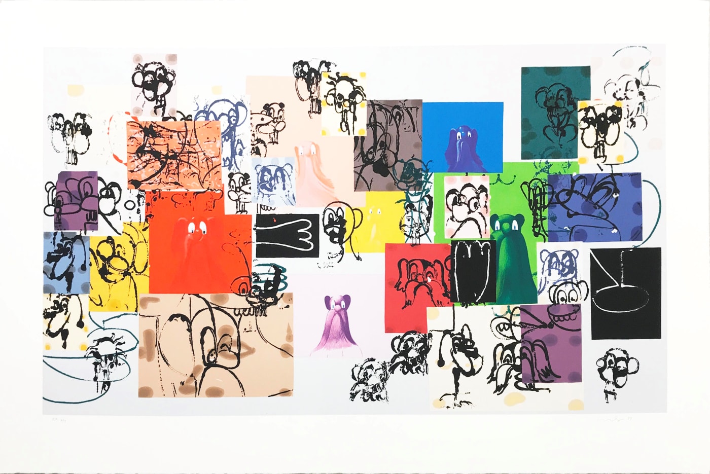 George Condo, Paper Faces, 2000