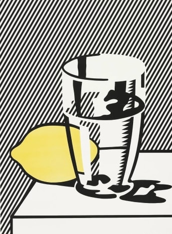 Roy Lichtenstein, Untitled (Still Life With Lemon and Glass) (C. 134), 1974
