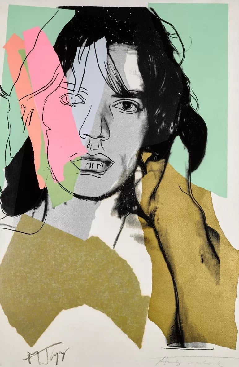 Andy Warhol, Mick Jagger F.S. II 140, 1975